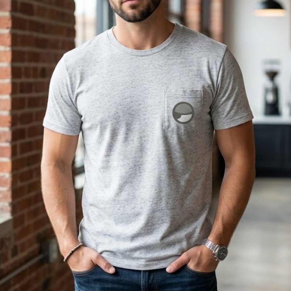 American Apparel Mo Pop Festival 2014 Gray Shirt wit Front Pocket Men' size XL